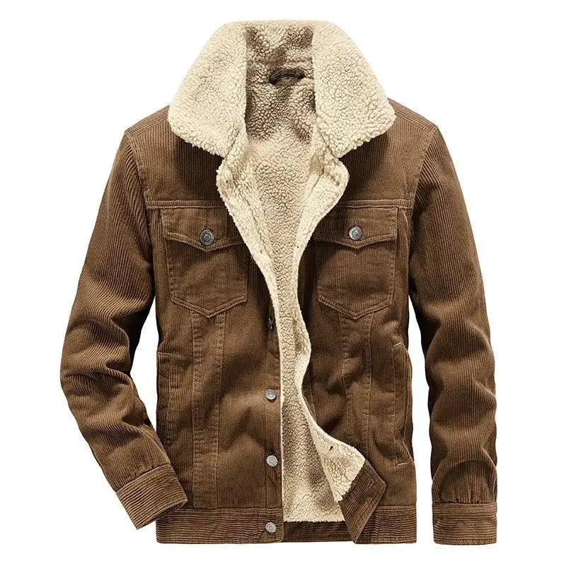 Funki Findz | Jackets | Men's Corduroy Fleece Winter Jacket