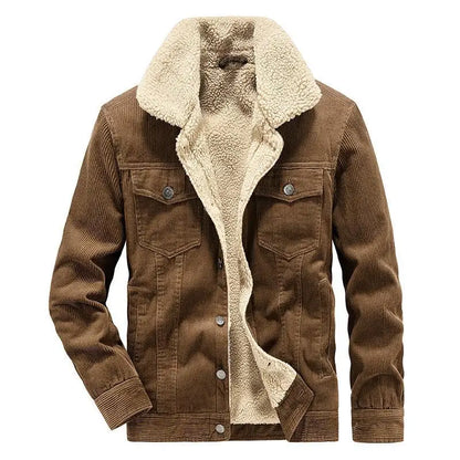 Funki Findz | Jackets | Men's Corduroy Fleece Winter Jacket