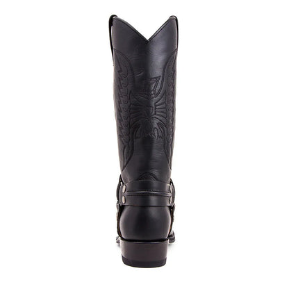 Funki Findz | Boots | Men's Embroidered Cowboy Pull On Boots
