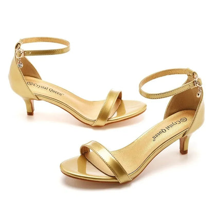 Funki Findz | Shoes | Women's Low Heel Wedding Prom Sandals