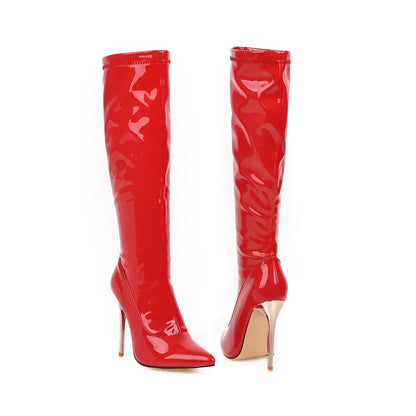 Funki Findz | Boots | Women's Sexy High Zipper Stiletto Boots