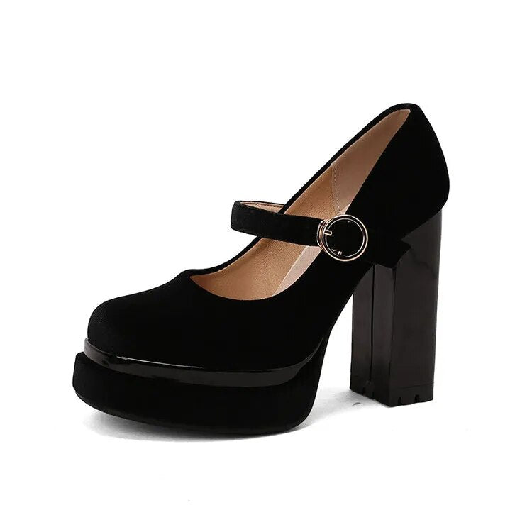 Funki Findz | Shoes | Women's Luxury Velour Mary Jane Pumps