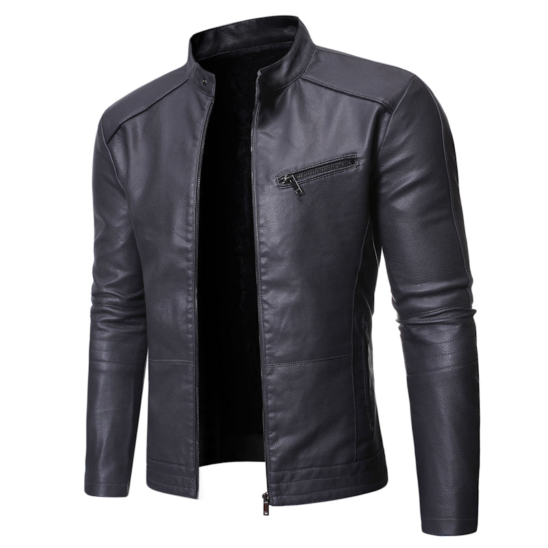 Funki Findz | Jackets | Men's Women's Slim PU Leather Jacket