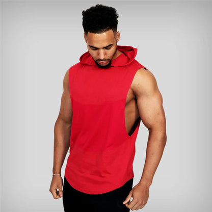 Funki Findz | Shirts | Men's Muscle Gym Hoodie Fitness Tank Top