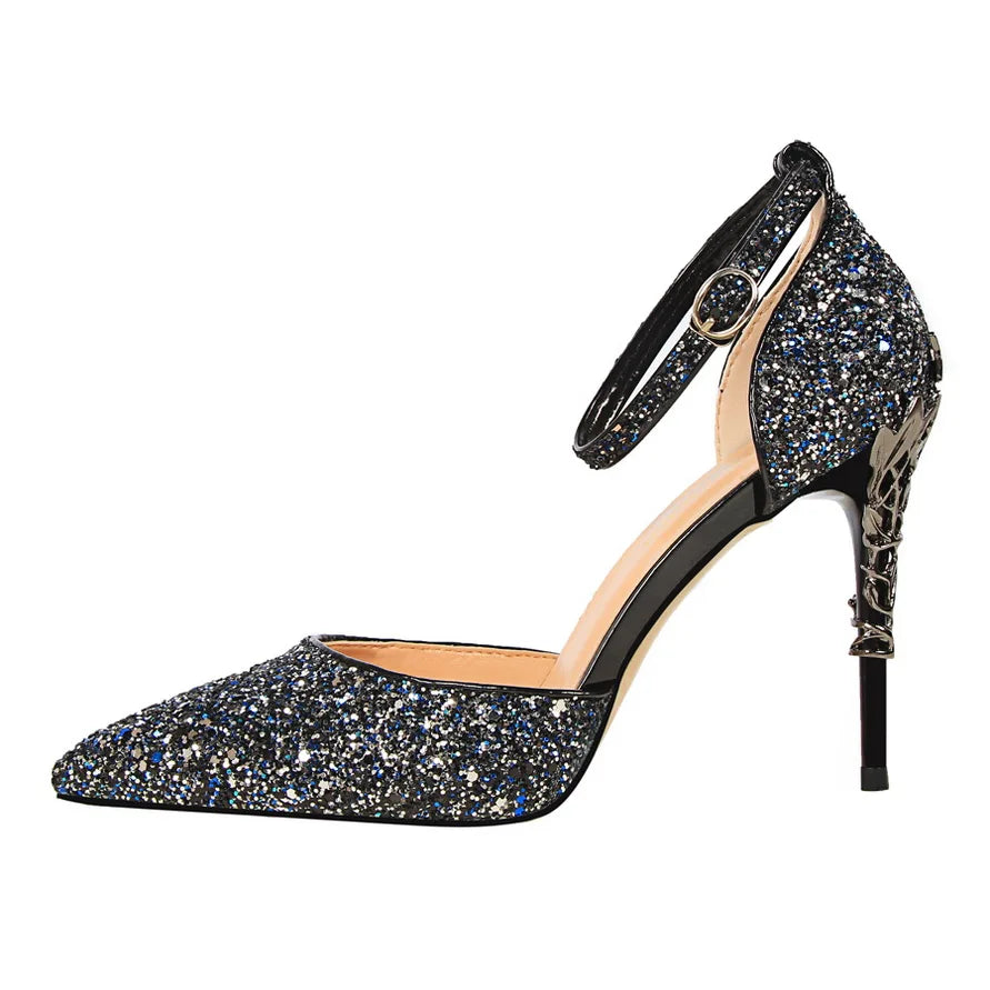 Funki Findz | Shoes | Women's Elegant Party Glitter Sandals