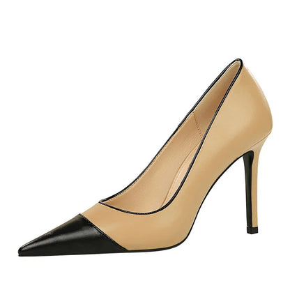 Funki Findz | Shoes | Women's Leather Pointed Toe High Heels