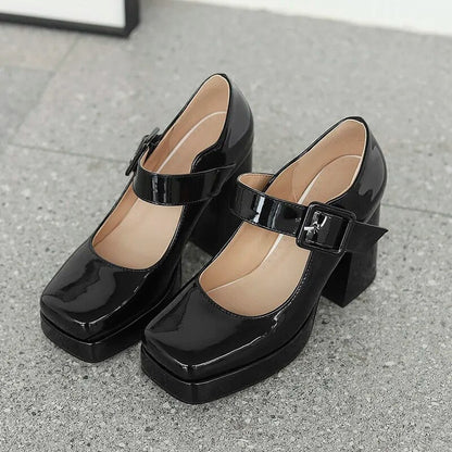 Funki Findz | Shoes | Women's Gothic Mary Jane Patent Heels