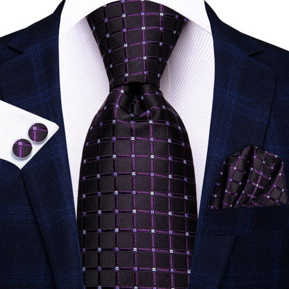 Funki Findz | Neckties | Men's Elegant Silk Wedding 3Pcs Tie Set