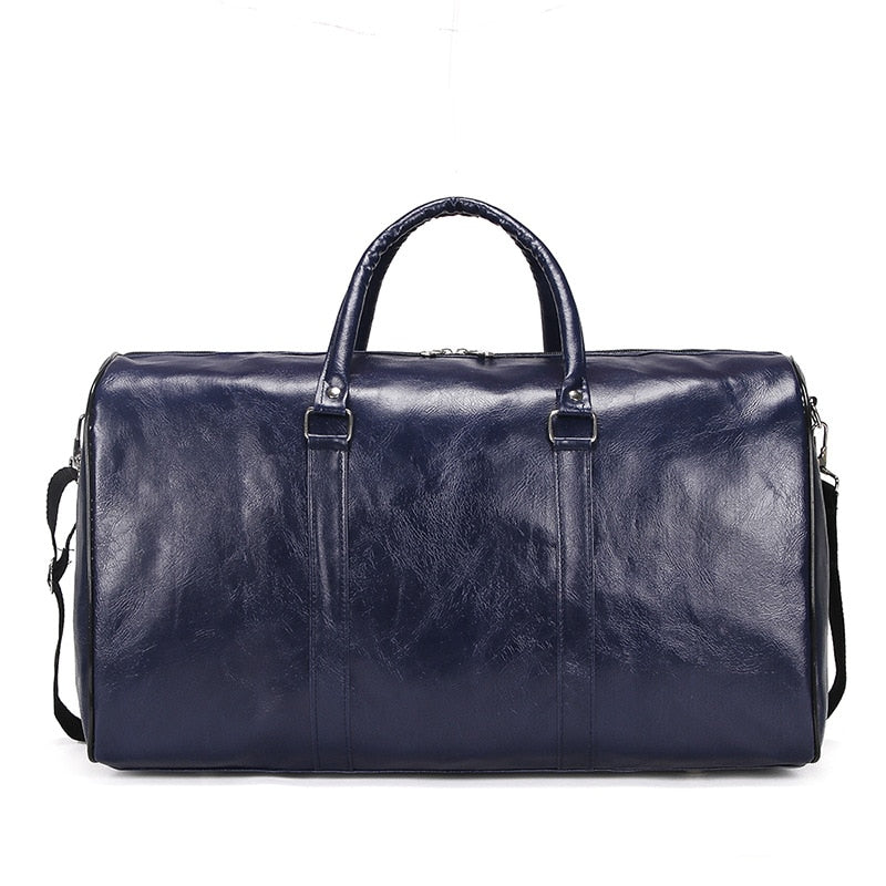 Funki Findz | Bags | Travel Bags | Faux Leather Overnight Bag