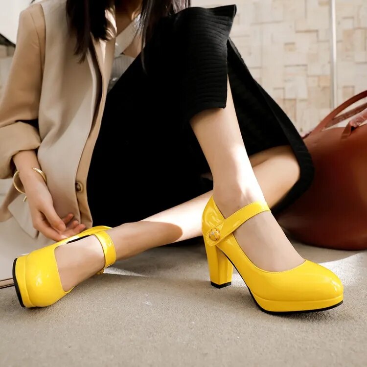 Funki Findz | Shoes | Women's Patent High Platform Mary Janes
