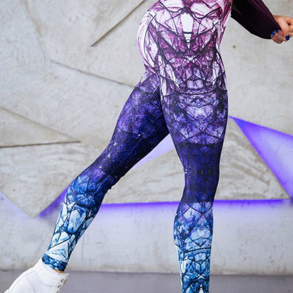 Funki Findz | Pants | Women's Geometric Workout Yoga Pants