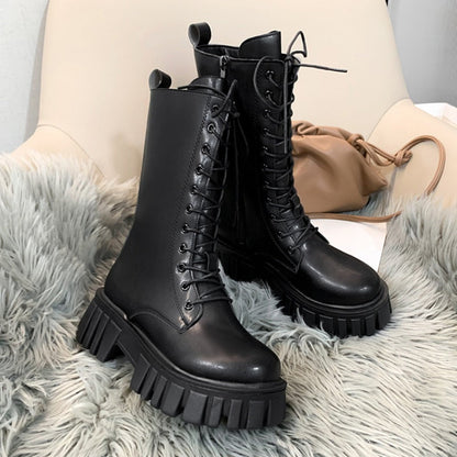 Funki Findz | Boots | Women's Gothic Punk Chunky Platform Boot
