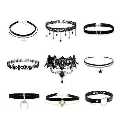 Funki Findz | Necklaces | Women's Black Goth Choker Necklace