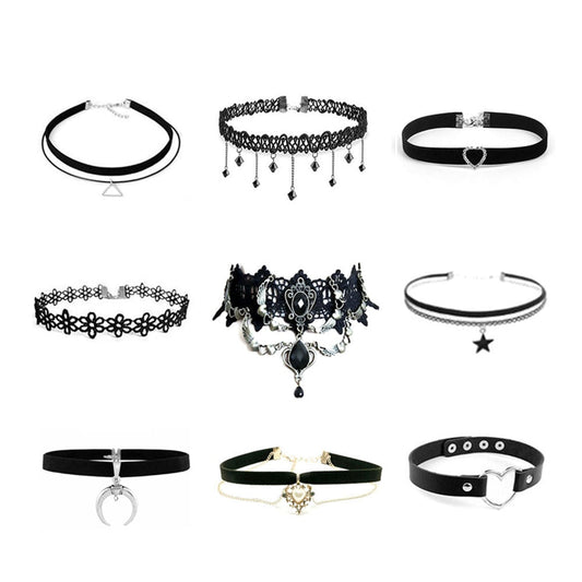 Funki Findz | Necklaces | Women's Black Goth Choker Necklace