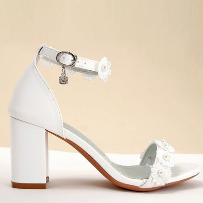 Funki Findz | Shoes | Women's Pretty Flower Wedding Sandals