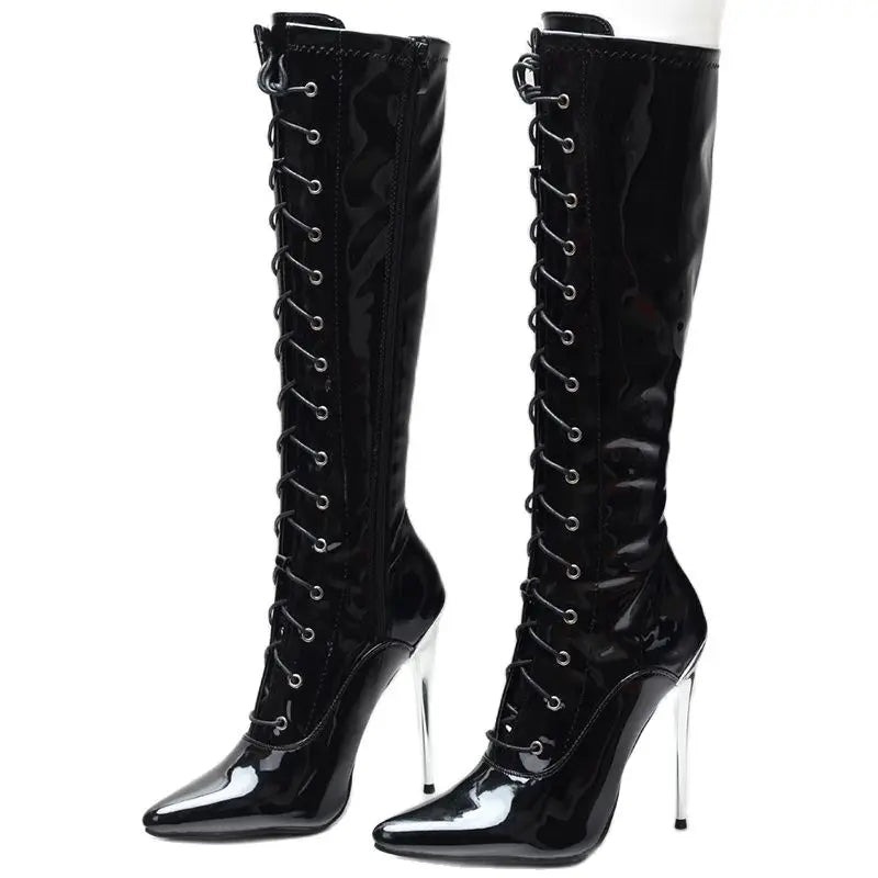 Funki Findz | Boots | Women's Super High Heel Stilettos Boots