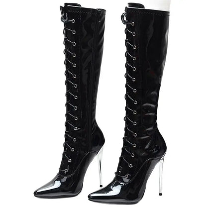 Funki Findz | Boots | Women's Super High Heel Stilettos Boots