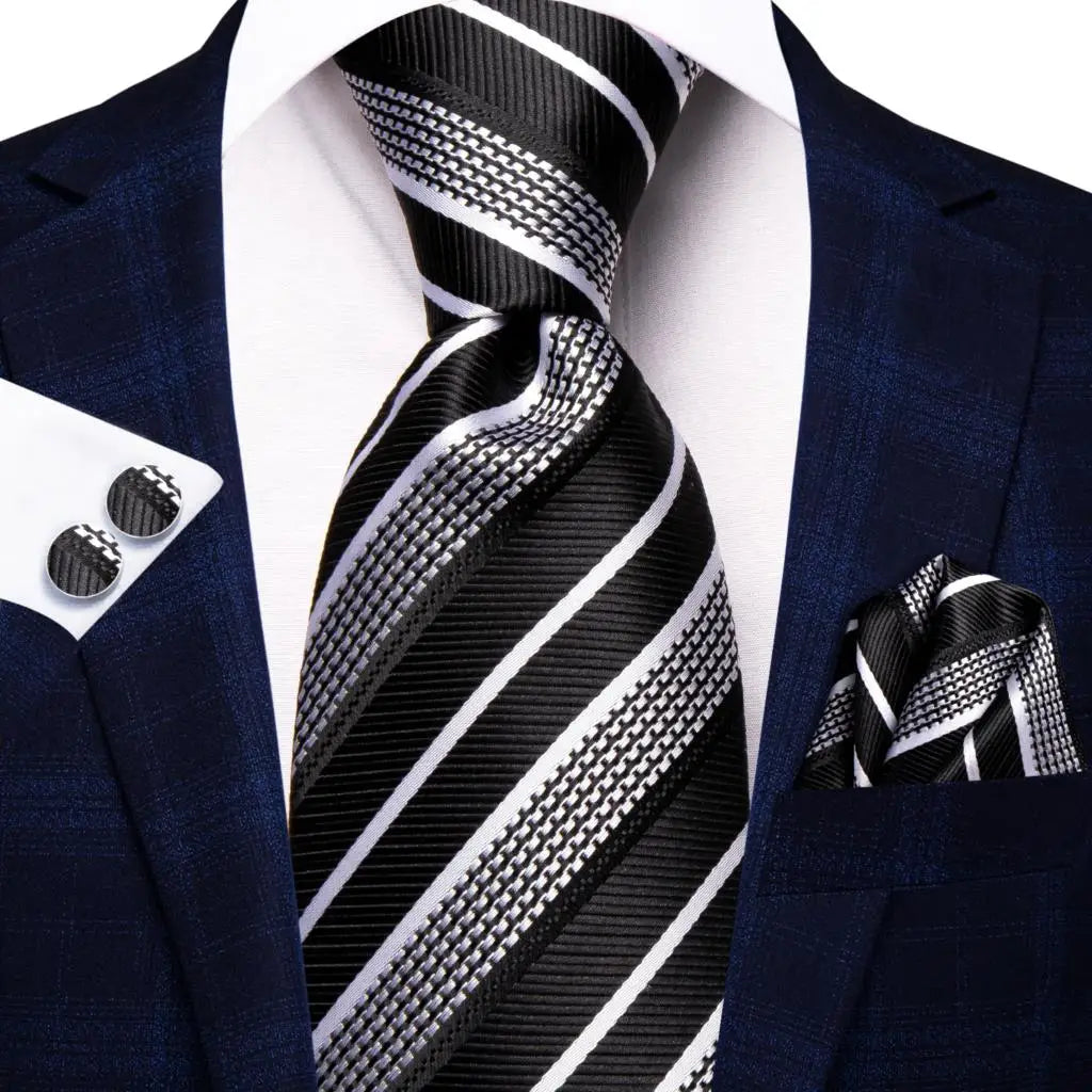 Funki Findz | Neckties | Men's 100% Silk Luxury 3Pcs Tie Sets