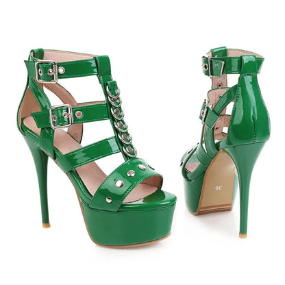 Funki Findz | Shoes | Women's Super High Gladiator Stilettos