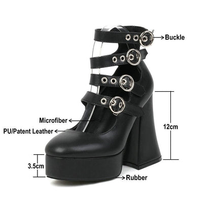 Funki Findz | Shoes | Women's Gothic Punk Mary Jane Platforms