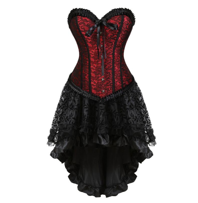Funki Findz | Dresses | Women's Victorian Gothic Corset Skirt Set
