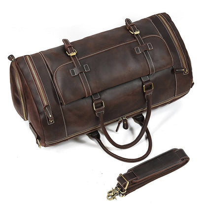 Funki Findz | Bags | Travel Bags | Men's Leather Overnight Bag