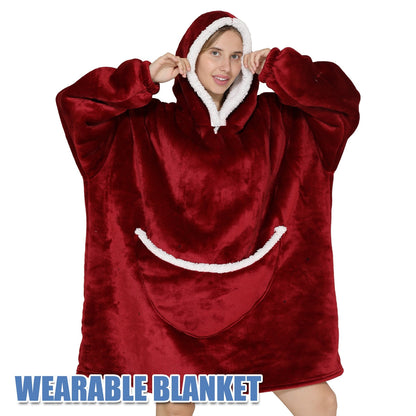 Funki Findz | Oodies | Unisex Soft Animal Print Hoodie Blanket