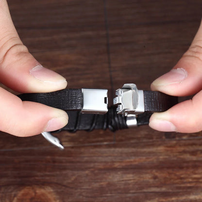 Funki Findz | Bracelets | Unisex Leather Infinity Symbol Bracelets