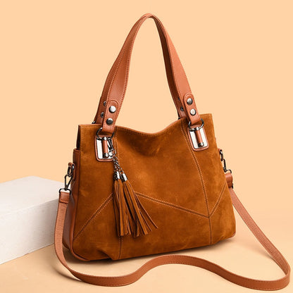 Funki Findz | Bags | Handbags | Women's Suede Shoulder Bag