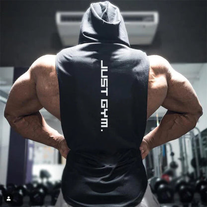 Funki Findz | Shirts | Men's Muscle Gym Hoodie Fitness Tank Top