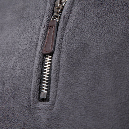 Funki Findz | Sweaters | Men's Warm Mock Neck Fleece Pullover