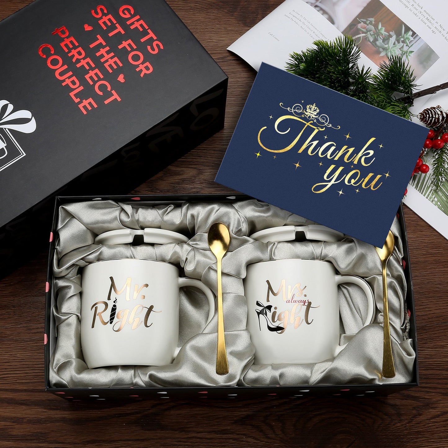 Funki Findz | Mugs | Mr and Mrs Coffee Mugs Bridal Gift-Set