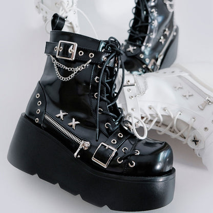 Funki Findz | Boots | Women's New Gothic Style Platform Boots