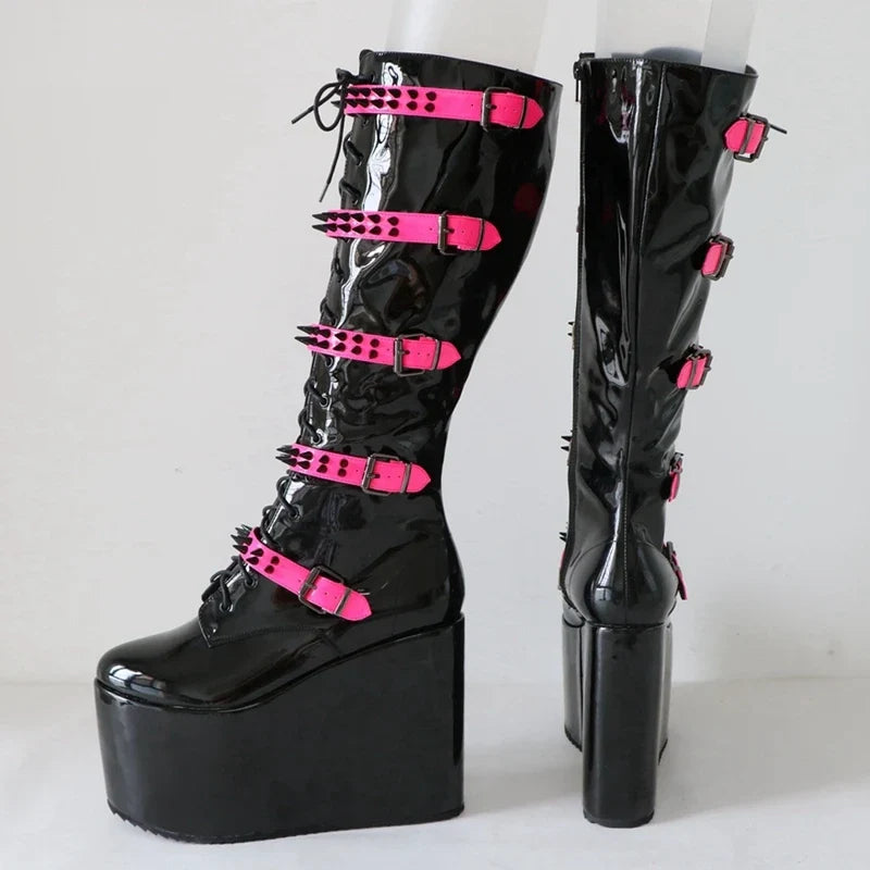 Funki Findz | Boots | Women's Super High Custom Platform Boot