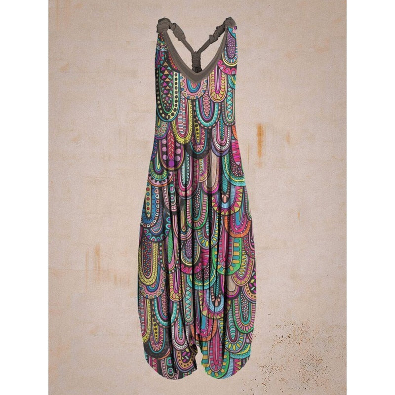 Funki Findz | Pants | Women's Casual Loose Romper Jumpsuit
