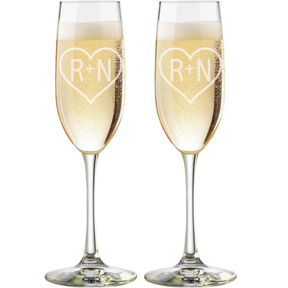 Funki Findz | Glasses | Champagne Flutes | Custom Mr. and Mrs.