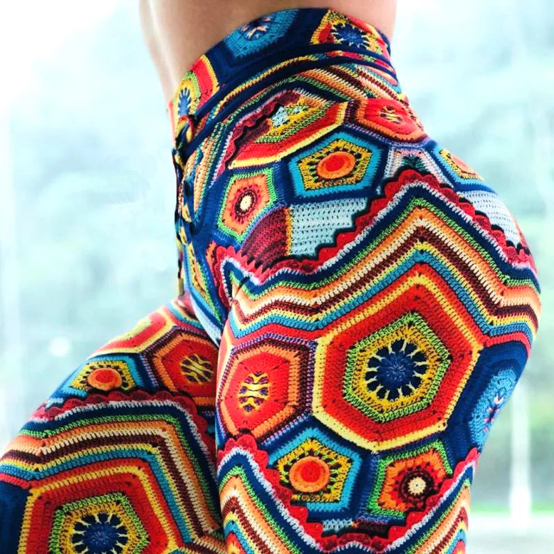 Funki Findz | Pants | Women High Waist Yoga Printed Leggings