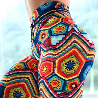 Funki Findz | Pants | Women High Waist Yoga Printed Leggings