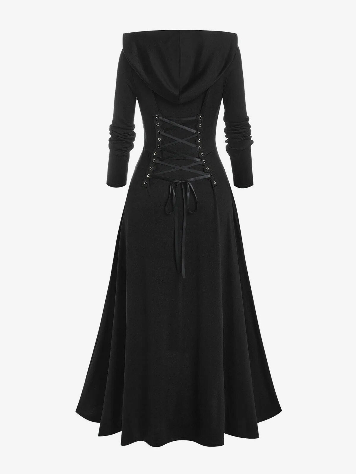 Funki Findz | Dresses | Women's Long Hooded Gothic Dress