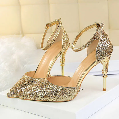 Funki Findz | Shoes | Women's Elegant Party Glitter Sandals