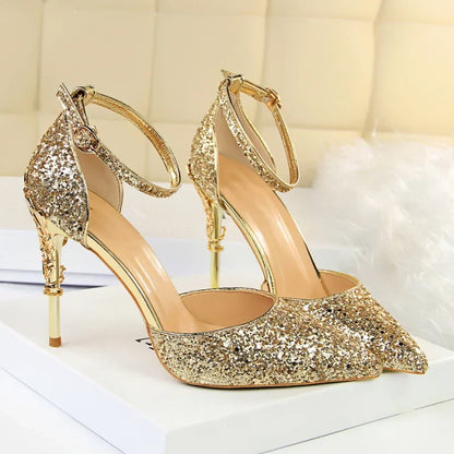 Funki Findz | Shoes | Women's Elegant Party Glitter Sandals