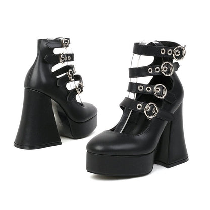 Funki Findz | Shoes | Women's Gothic Punk Mary Jane Platforms