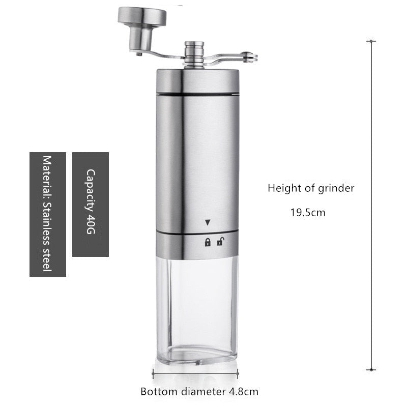 Funki Findz | Coffee Grinder | Stainless Steel Portable Coffee Mill