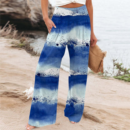 Funki Findz | Pants | Women's Boho Wide Leg Long Pants