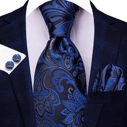 Funki Findz | Neckties | Men's Elegant Silk Wedding 3Pcs Tie Set