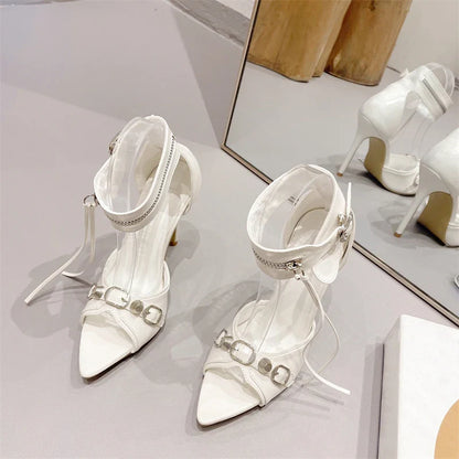 Funki Findz | Shoes | Women's Super High Zipper Strap Sandals