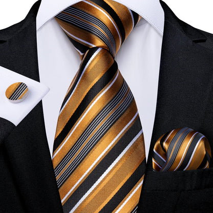 Funki Findz | Neckties | Men's Premium Fashion Silk 3Pcs Tie Set