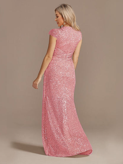 Funki Findz | Dresses | Women's Elegant Long Sequin Dress