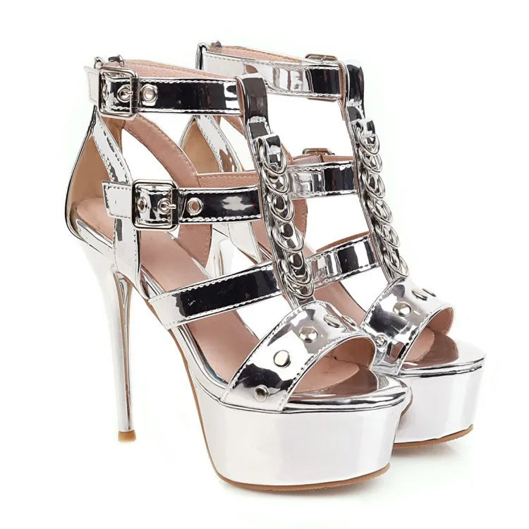 Funki Findz | Shoes | Women's Super High Gladiator Stilettos