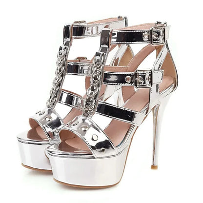 Funki Findz | Shoes | Women's Super High Gladiator Stilettos